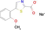 sodium 5-(2-methoxyphenyl)-1,3-thiazole-2-carboxylate