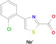 sodium 4-(2-chlorophenyl)-1,3-thiazole-2-carboxylate