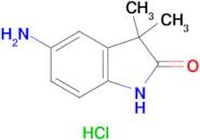 5-amino-3,3-dimethyl-1,3-dihydro-2H-indol-2-one hydrochloride