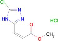 methyl 3-(5-chloro-1H-1,2,4-triazol-3-yl)acrylate hydrochloride