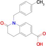 1-(4-methylbenzyl)-2-oxo-1,2,3,4-tetrahydroquinoline-6-carboxylic acid