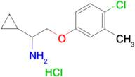 [2-(4-chloro-3-methylphenoxy)-1-cyclopropylethyl]amine hydrochloride