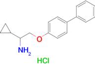 [2-(biphenyl-4-yloxy)-1-cyclopropylethyl]amine hydrochloride