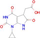 (1-cyclopropyl-2,4,6-trioxo-2,3,4,5,6,7-hexahydro-1H-pyrrolo[2,3-d]pyrimidin-5-yl)acetic acid