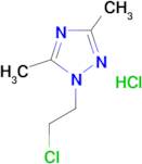 1-(2-chloroethyl)-3,5-dimethyl-1H-1,2,4-triazole hydrochloride