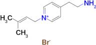 4-(2-aminoethyl)-1-(3-methylbut-2-en-1-yl)pyridinium bromide