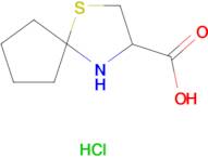 1-thia-4-azaspiro[4.4]nonane-3-carboxylic acid hydrochloride