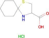 1-thia-4-azaspiro[4.5]decane-3-carboxylic acid hydrochloride