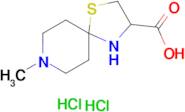 8-methyl-1-thia-4,8-diazaspiro[4.5]decane-3-carboxylic acid dihydrochloride