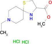 methyl 8-ethyl-1-thia-4,8-diazaspiro[4.5]decane-3-carboxylate dihydrochloride