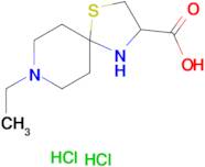 8-ethyl-1-thia-4,8-diazaspiro[4.5]decane-3-carboxylic acid dihydrochloride