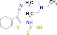 (3-cyano-4,5,6,7-tetrahydro-1-benzothien-2-yl)carbamodithioic acid - N,N-diethylethanamine (1:1)