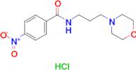 N-(3-morpholin-4-ylpropyl)-4-nitrobenzamide hydrochloride