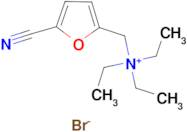 N-[(5-cyano-2-furyl)methyl]-N,N-diethylethanaminium bromide
