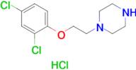 1-[2-(2,4-dichlorophenoxy)ethyl]piperazine hydrochloride