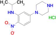 N-isopropyl-2-nitro-5-piperazin-1-ylaniline hydrochloride