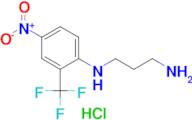 N-[4-nitro-2-(trifluoromethyl)phenyl]propane-1,3-diamine hydrochloride