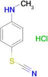 4-(methylamino)phenyl thiocyanate hydrochloride