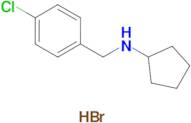 N-(4-chlorobenzyl)cyclopentanamine hydrobromide