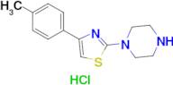 1-[4-(4-methylphenyl)-1,3-thiazol-2-yl]piperazine hydrochloride