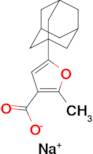sodium 5-(1-adamantyl)-2-methyl-3-furoate