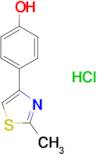 4-(2-methyl-1,3-thiazol-4-yl)phenol hydrochloride