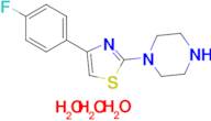 1-[4-(4-fluorophenyl)-1,3-thiazol-2-yl]piperazine trihydrate