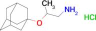 [2-(1-adamantyloxy)propyl]amine hydrochloride