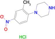 1-(2-methyl-4-nitrophenyl)piperazine hydrochloride