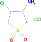 (4-chloro-1,1-dioxidotetrahydro-3-thienyl)amine hydrochloride