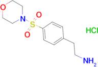 {2-[4-(morpholin-4-ylsulfonyl)phenyl]ethyl}amine hydrochloride