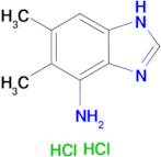5,6-dimethyl-1H-benzimidazol-7-amine dihydrochloride
