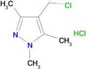 4-(chloromethyl)-1,3,5-trimethyl-1H-pyrazole hydrochloride