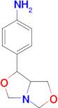 [4-(dihydro-1H-[1,3]oxazolo[3,4-c][1,3]oxazol-1-yl)phenyl]amine