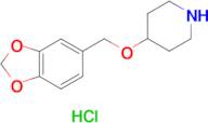 4-(1,3-benzodioxol-5-ylmethoxy)piperidine hydrochloride