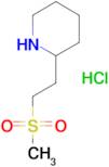 2-[2-(methylsulfonyl)ethyl]piperidine hydrochloride