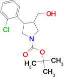 tert-butyl 3-(2-chlorophenyl)-4-(hydroxymethyl)pyrrolidine-1-carboxylate