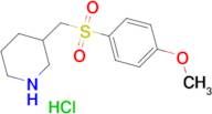 3-{[(4-methoxyphenyl)sulfonyl]methyl}piperidine hydrochloride