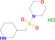 4-[(piperidin-3-ylmethyl)sulfonyl]morpholine hydrochloride