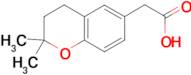 (2,2-dimethyl-3,4-dihydro-2H-chromen-6-yl)acetic acid