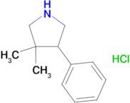 3,3-dimethyl-4-phenylpyrrolidine hydrochloride