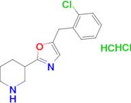 3-[5-(2-chlorobenzyl)-1,3-oxazol-2-yl]piperidine dihydrochloride