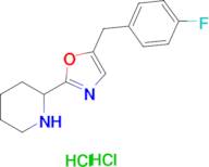 2-[5-(4-fluorobenzyl)-1,3-oxazol-2-yl]piperidine dihydrochloride