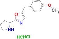 5-(4-methoxybenzyl)-2-pyrrolidin-2-yl-1,3-oxazole dihydrochloride