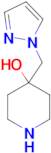 4-(1H-pyrazol-1-ylmethyl)piperidin-4-ol