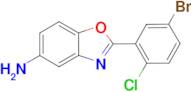 2-(5-Bromo-2-chlorophenyl)benzo[d]oxazol-5-amine