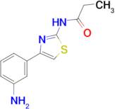 N-[4-(3-Aminophenyl)thiazol-2-yl]propionamide
