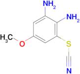 5-Methoxy-3-thiocyanatobenzene-1,2-diamine