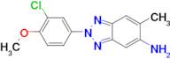 2-(3-Chloro-4-methoxyphenyl)-6-methyl-2H-benzo[d][1,2,3]triazol-5-amine