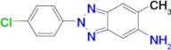 2-(4-Chlorophenyl)-6-methyl-2H-benzo[d][1,2,3]triazol-5-amine
